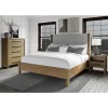 Riverside Furniture 91080-91081-91072 Riverside Furniture 91080-91081-91072 Davie - King Upholstered Bed - Light Brown