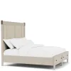 Riverside Furniture 37580-37583-37576 Laguna - King Storage Bed - Beige