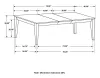CoasterEveryday 101561 Louise - Rectangular Extension Leaf Dining Table - Black