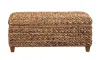 CoasterEssence 500215 Laughton - Hand - Woven Banana Leaf Storage Trunk - Amber