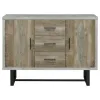 CoasterEssence 953565 Abelardo - 3-Drawer Engineered Wood Cabinet - Weathered Oak