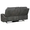 Coaster Fine Furniture 603192 Raelynn - Upholstered Track Arm Motion Loveseat - Gray