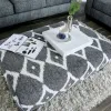 Furniture of America SM5156-OT Basie - Ottoman - Gray