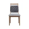 Intercon OS-CH-1370C-WCT-RTA Oslo - Woven Chair - Weathered Chestnut