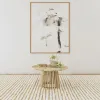 Coaster Fine Furniture 710608 Touhy - Round Solid Wood Cocktail Coffee Table - Natural Mango
