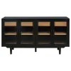 Coaster Fine Furniture 108545BLK Middleton - 4-Door Sideboard Server With Dual Drawers - Black