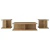 Coaster Fine Furniture 706178-S3 Cortona - 3 Piece Coffee And End Table Set - Mango