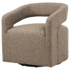 Coaster Fine Furniture 907538 Westhill - Boucle Upholstered Swivel Accent Chair - Rocky Road