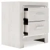 Ashley Furniture B2640-92 Altyra - Two Drawer Night Stand - White
