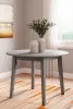 Ashley Furniture D194/15/01(4) Shullden - 5 Pc. - Drop Leaf Table, 4 Side Chairs - Gray