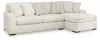 Ashley Furniture 61904S2 Ashley Furniture 61904S2 Chessington - 2-Piece Sectional With Raf Corner Chaise - Ivory