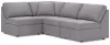 Ashley Furniture 92104S71 Ashley Furniture 92104S71 Modmax - 4-Piece Sectional With 3 Armless Chairs - Granite