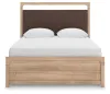 Ashley Furniture PCB1360B10 Ashley Furniture PCB1360B10 Kinlanni - Queen Upholstered Platform Bed - Tan