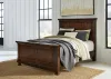 Ashley Furniture B697B2 Porter - Queen Panel Bed - Rustic Brown