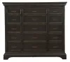Pulaski Furniture P012127 Caldwell - 17 Drawer Master Chest - Smoked Molasses