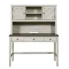 Samuel Lawrence Furniture S466-BR-K7 Riverwood - Desk & Two Door Hutch with USB Port