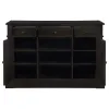 CoasterEssence 121235 Phelps - 2 Door Sideboard Buffet Cabinet - Distressed Noir