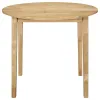 CoasterEveryday 130006 Bucknell - 3 Piece Round Drop Leaf Dining Table Set - Natural