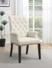 CoasterElevations 107283 Alana - Fabric Upholstered Arm Dining Chair - Beige
