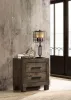 CoasterEveryday 222632 Woodmont - 2-Drawer Nightstand - Rustic Golden Brown