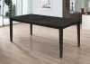 CoasterEveryday 101561 Louise - Rectangular Extension Leaf Dining Table - Black
