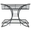 CoasterElevations 460078 Stephan - Metal Full Over Full Bunk Bed - Gunmetal