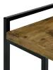 CoasterEveryday 936122 Dani - Rectangular C-Shaped Sofa Side Table - Rustic Nutmeg