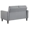 Coaster Fine Furniture 506781-S3 Bowen - 3 Piece Upholstered Track Arm Tufted Sofa Set - Gray