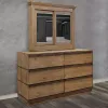Furniture of America CM7623D Coimbra - Dresser - Rustic Natural Tone