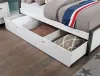 Furniture of America CM7467WH-T-BED Priam - Twin Bed - White / Gray