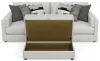 Jackson Furniture Industries 2405/36/37/77/3-11 Jackson Furniture Industries 2405/36/37/77/3-11 Trevor - 2 Piece Extra Deep Oversized Sofa With 1 Included Storage Cocktail Ottoman - Chalk