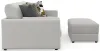 Jackson Furniture Industries 2405/36/37/77/3-11 Jackson Furniture Industries 2405/36/37/77/3-11 Trevor - 2 Piece Extra Deep Oversized Sofa With 1 Included Storage Cocktail Ottoman - Chalk