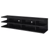 Coaster Fine Furniture 710533 Cartmill - 2-Tier TV Stand Media Console - Black