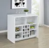 Coaster Fine Furniture 182786 Topanga - Engineered Wood Freestanding Home Bar - White