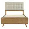 Coaster Fine Furniture 225091F Robyn - Wood Full Platform Bed - Light Ash
