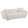 Coaster Fine Furniture 509301 Destino - Chenille Upholstered Splayed Arm Sofa - Greige
