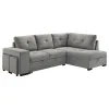 Coaster Fine Furniture 500347B2 Roanne - Loveseat, Back Cushion, Box 2 of 3 - Gray