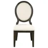 Coaster Fine Furniture 109230-S5 Twyla - 5 Piece Round Wood Dining Room Table Set - Dark Cocoa