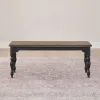 Liberty Furniture 244B-C9000B Liberty Furniture 244B-C9000B Magnolia Manor - Dining Bench - Weathered Bark & Antique Black