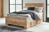 Ashley Furniture B1050B25 Ashley Furniture B1050B25 Hyanna - Full Panel Bed With 1 Side Storage - Tan