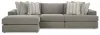 Ashley Furniture 58103S3 Avaliyah - 3-Piece Sectional With Laf Corner Chaise - Ash
