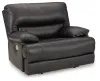 Ashley Furniture U6580182 Mountainous - Power Recliner With Adj Headrest - Eclipse
