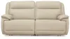 Ashley Furniture U13001S3 Double Deal - 2-Piece Power Reclining Loveseat Sectional - Almond
