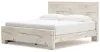 Ashley Furniture B2310B12 Ashley Furniture B2310B12 Lawroy - King Panel Bed With Under Bed Storage - Light Natural