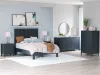 Ashley Furniture EB1528/231/245/156/112 Ashley Furniture EB1528/231/245/156/112 Simmenfort - 4 Pc. - Dresser, Chest, Full Platform Bed - Navy Blue