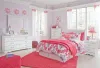 Ashley Furniture B129/87/B100-21 Ashley Furniture B129/87/B100-21 Anarasia - Full Sleigh Headboard with Bolt on Bed Frame - White