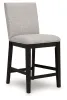 Ashley Furniture D618/13/124(2) Neymorton - 5 Pc. - Rectangular Dining Room Counter Table, 4 Barstools - Dark Grayish Brown