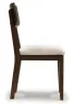 Ashley Furniture PCD607-07 Mallenette - Dining Upholstered Side Chair (Set of 2) - Merlot