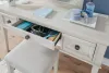 Ashley Furniture B742B11 Robbinsdale - Mirrored Vanity With Stool - Antique White