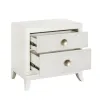 Samuel Lawrence Furniture S910-050 Melrose - 2-Drawer Nightstand in a White Finish - White